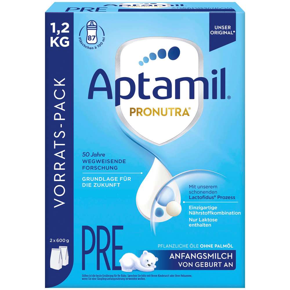 Produktabbildung Aptamil Pronatura Anfangsmilch Pre 