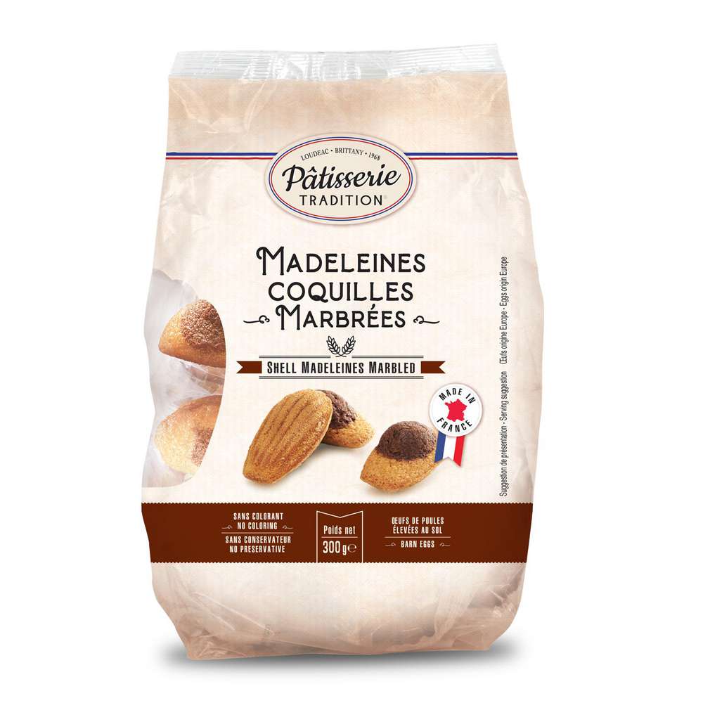 Produktabbildung Patisserie Tradition Marmor-Madeleines