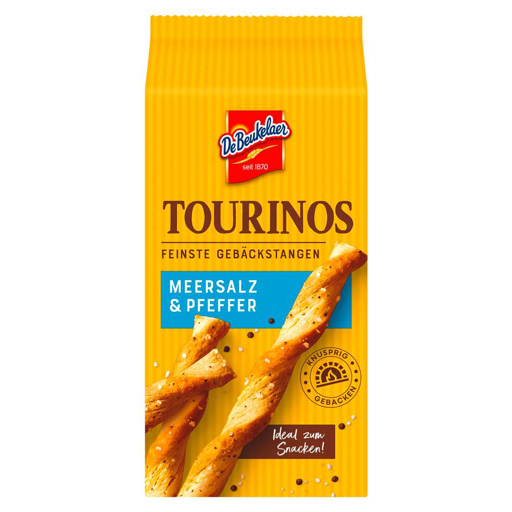 Produktabbildung De Beukelaer Gebäckstangen Tourinos, Salz