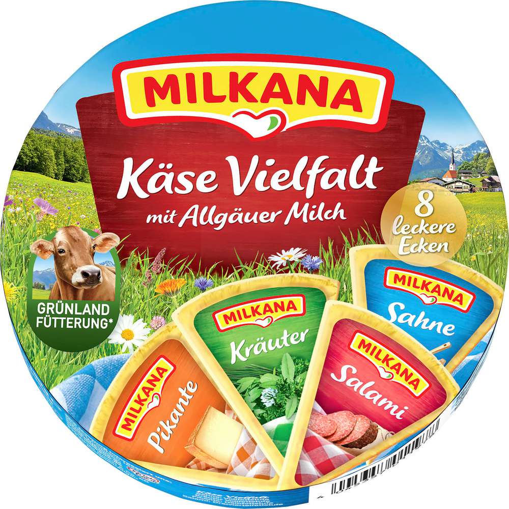 Produktabbildung Milkana Käse Vielfalt Aufstrich