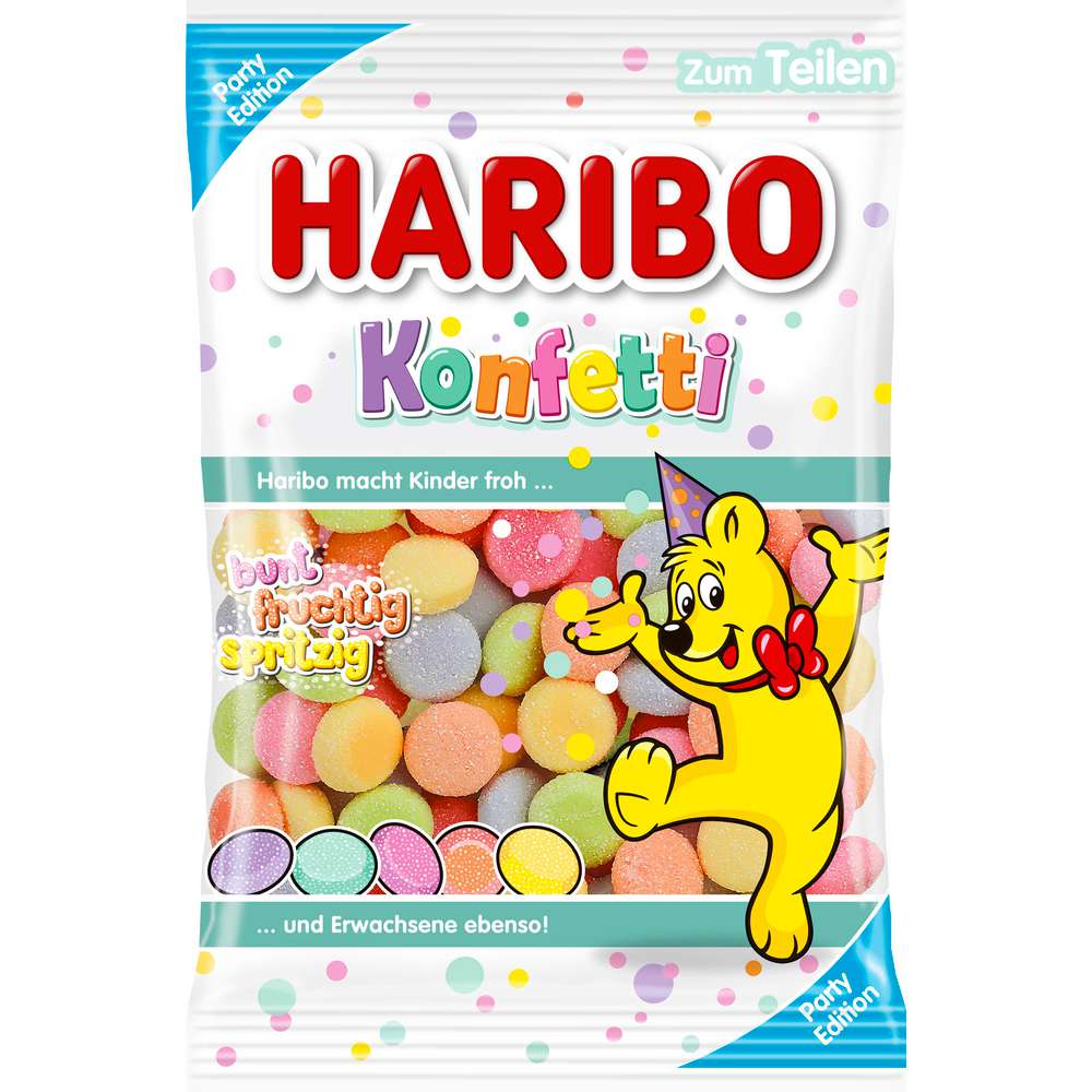 Produktabbildung Haribo Fruchtgummi, Konfetti