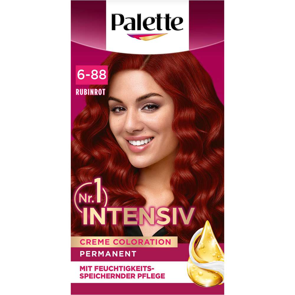 Produktabbildung Poly Palette Haarfarbe Creme Coloration, 678 Rubinrot