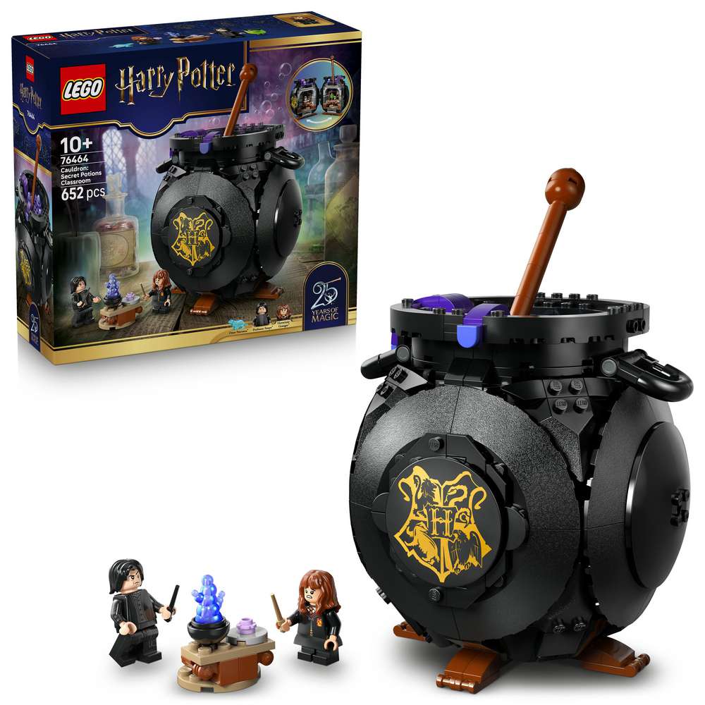 Produktabbildung Lego LEGO Harry Potter Kessel: Geheimes Klassenzimmer für Zaubertränke 76464