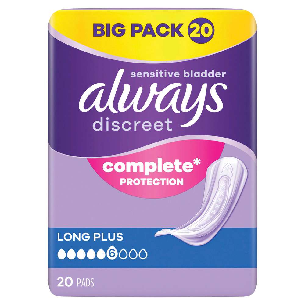 Produktabbildung  Discreet Inkontinenz Einlagen, Long