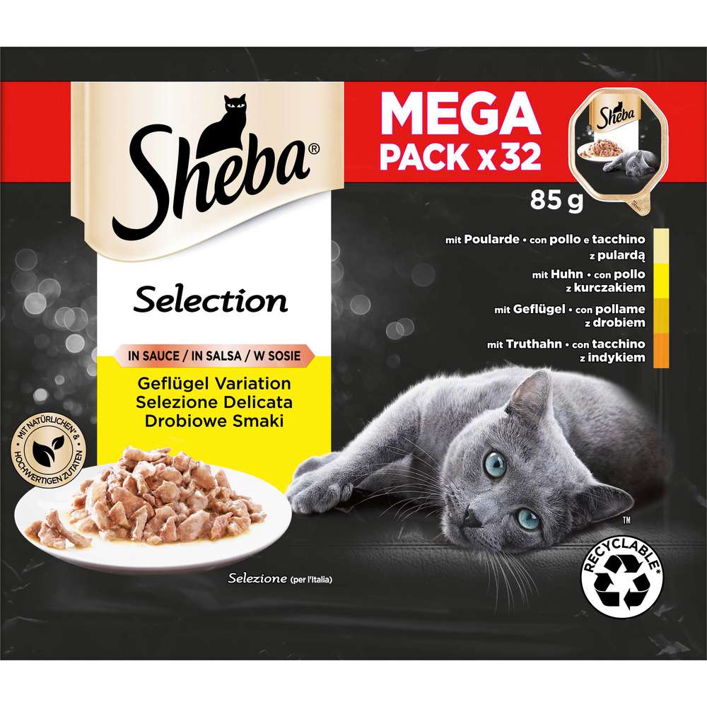 Produktabbildung Sheba Katzen-Nassfutter Selection, Geflügel
