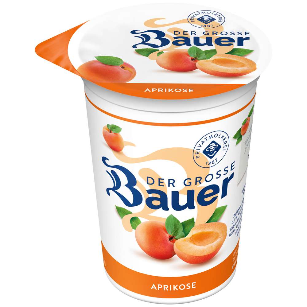 Produktabbildung Bauer Fruchtjoghurt Der große Bauer, Aprikose