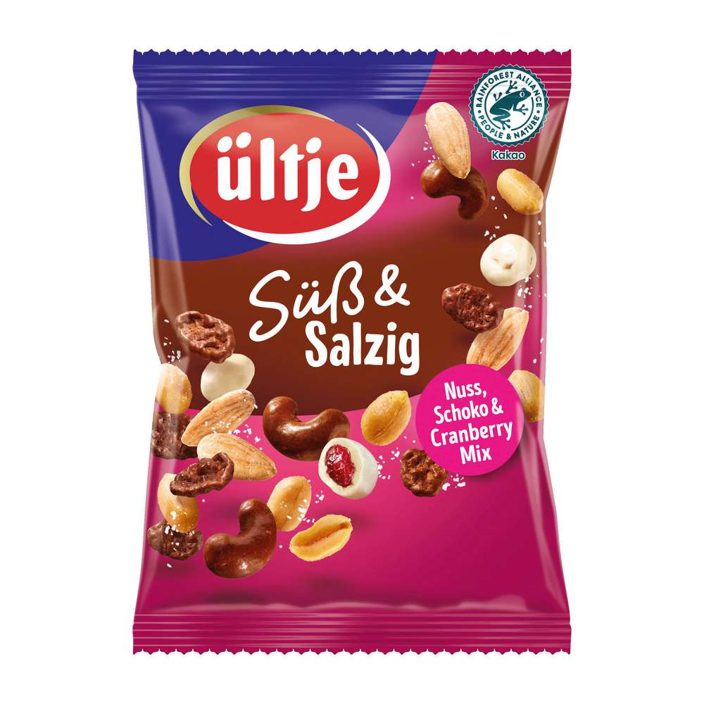 Produktabbildung Ültje Nuss/Schoko/Cranberry Mix, Süß & Salzig
