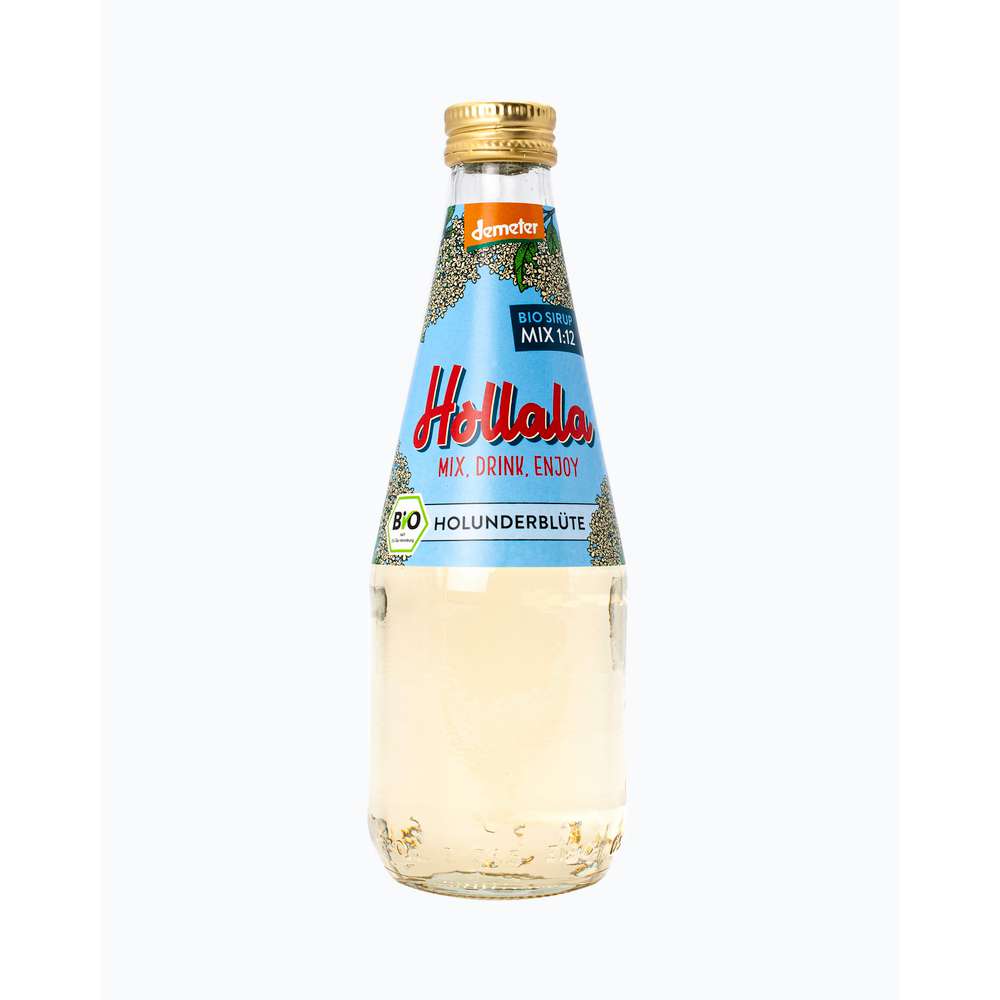 Produktabbildung Hollala Bio Sirup Holunderblüte