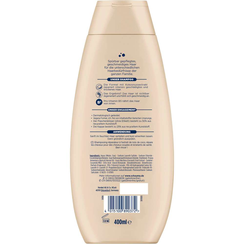 Produktabbildung Schauma Shampoo, Repair & Pflege