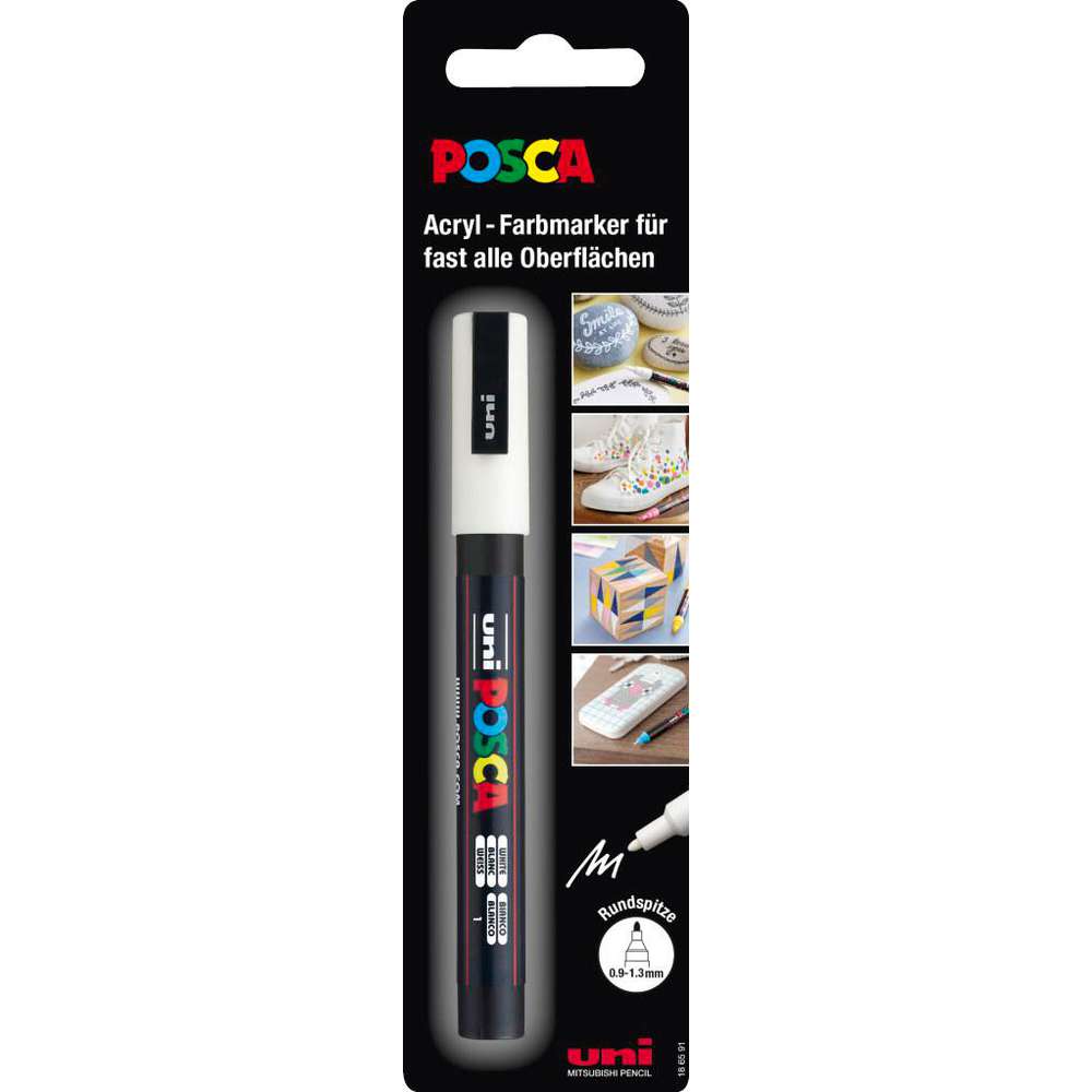 Produktabbildung Faber-Castell Acryl-Farbmarker, weiß