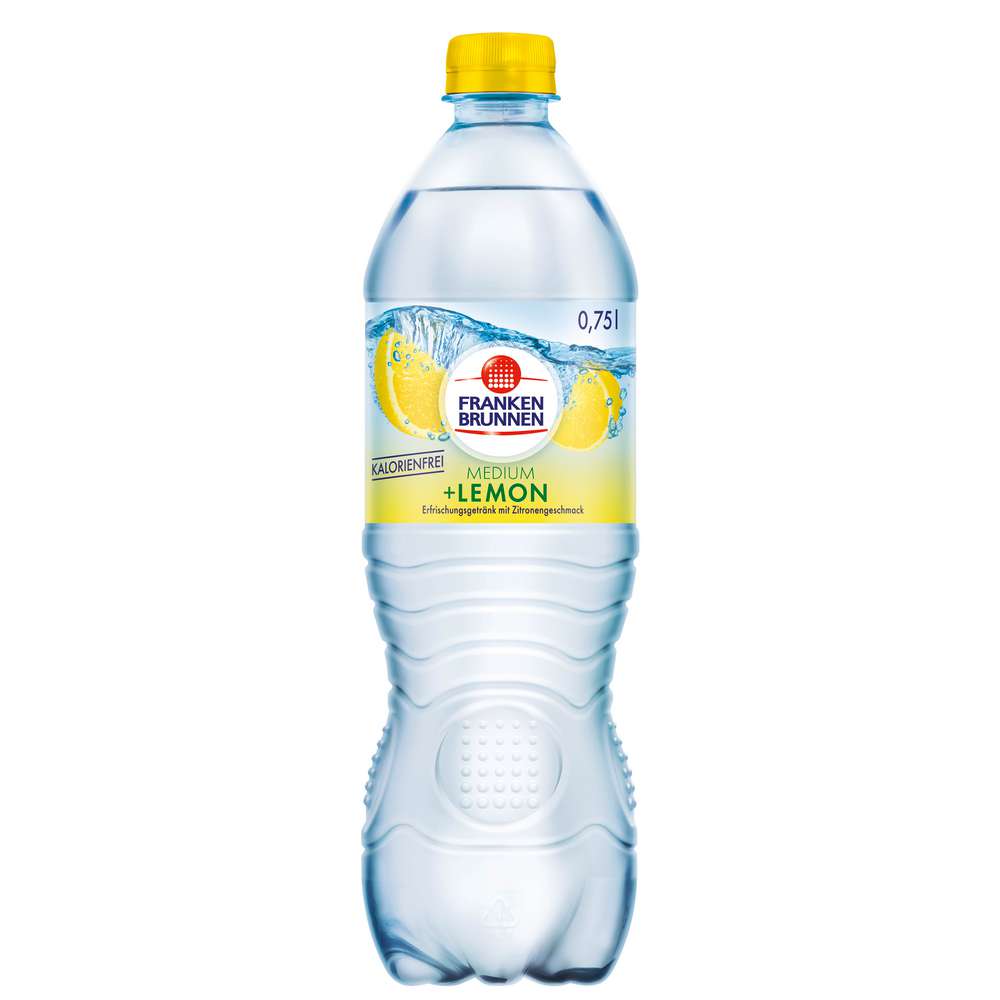 Produktabbildung Franken Brunnen Mineralwasser Medium + Lemon