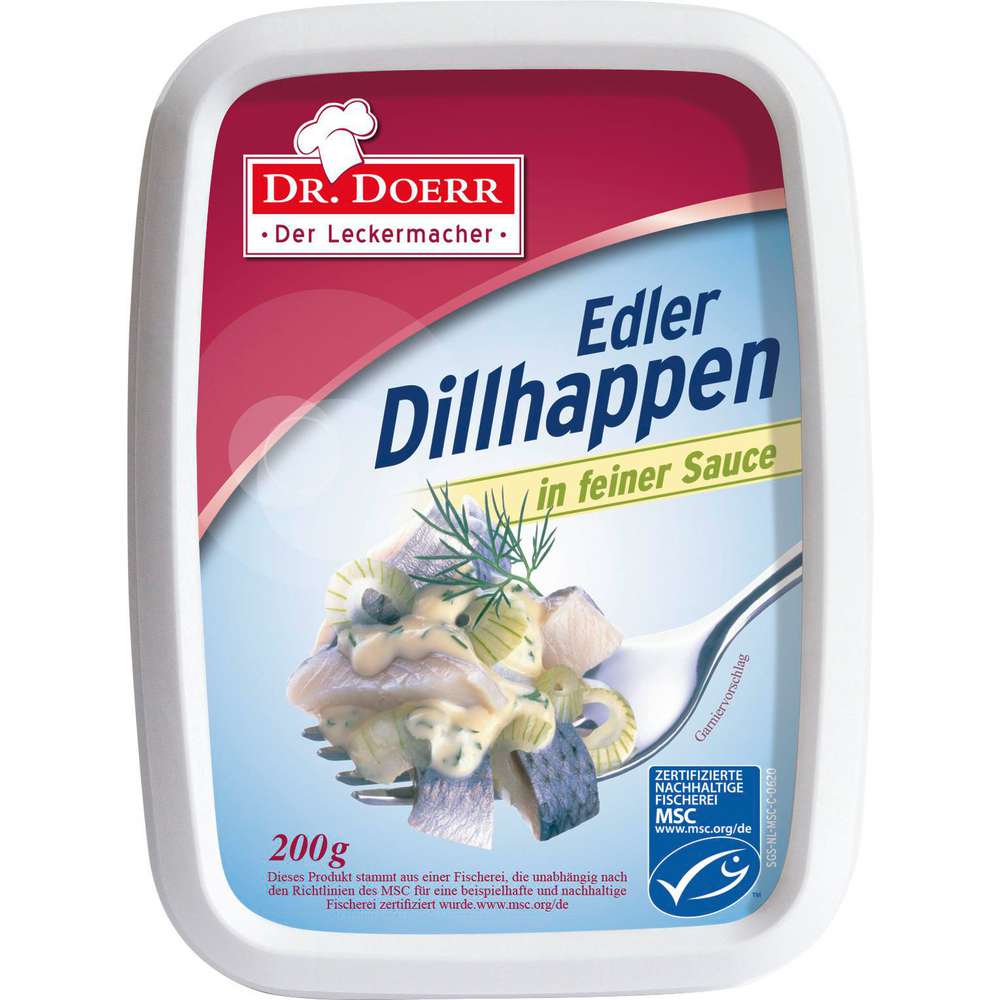 Produktabbildung Dr. Doerr Dillhappen in feiner Sauce
