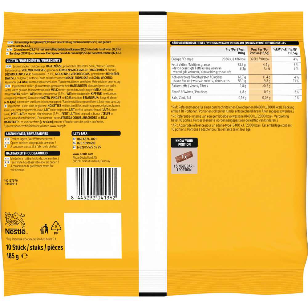 Produktabbildung Nestle Mini Nuts