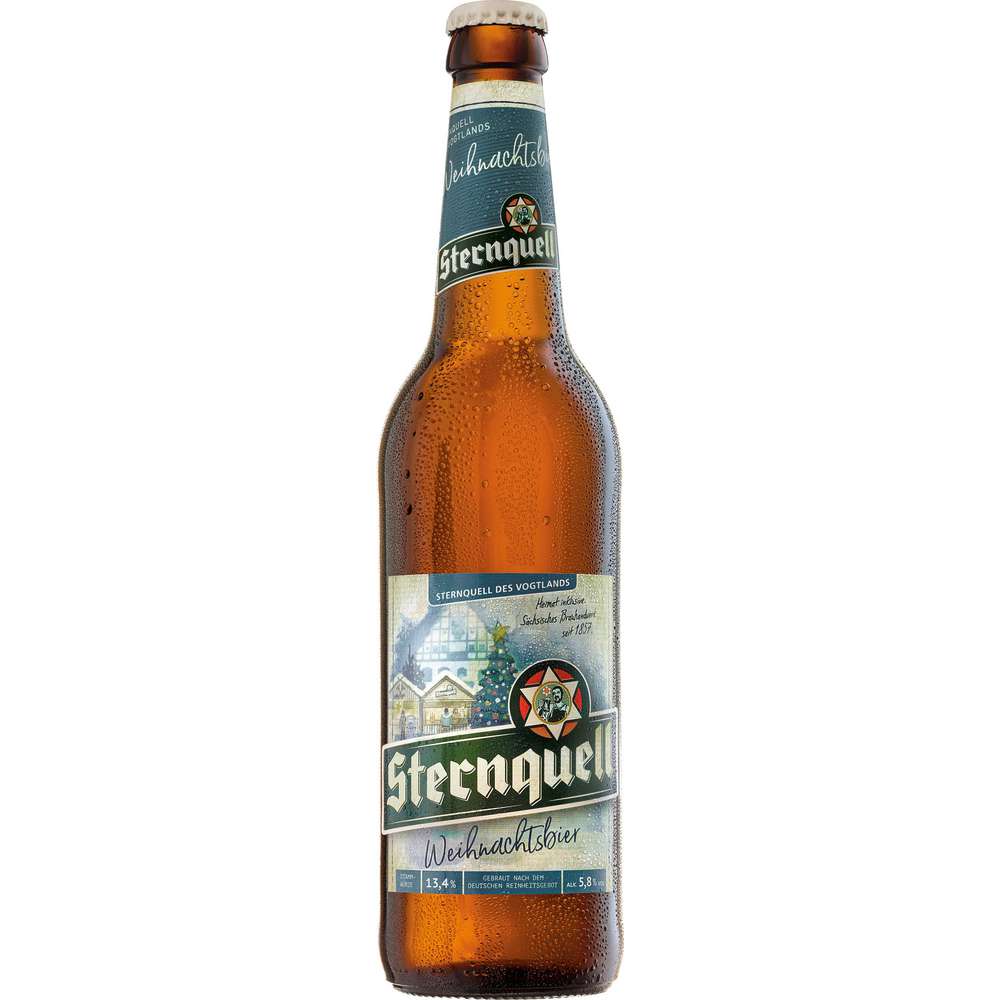 Produktabbildung Sternquell Weihnachtsbier 5,8%