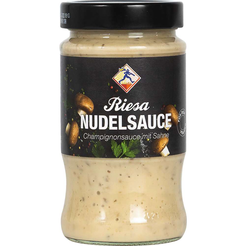 Produktabbildung Riesa Nudelsauce, Champignonsauce mit Sahne
