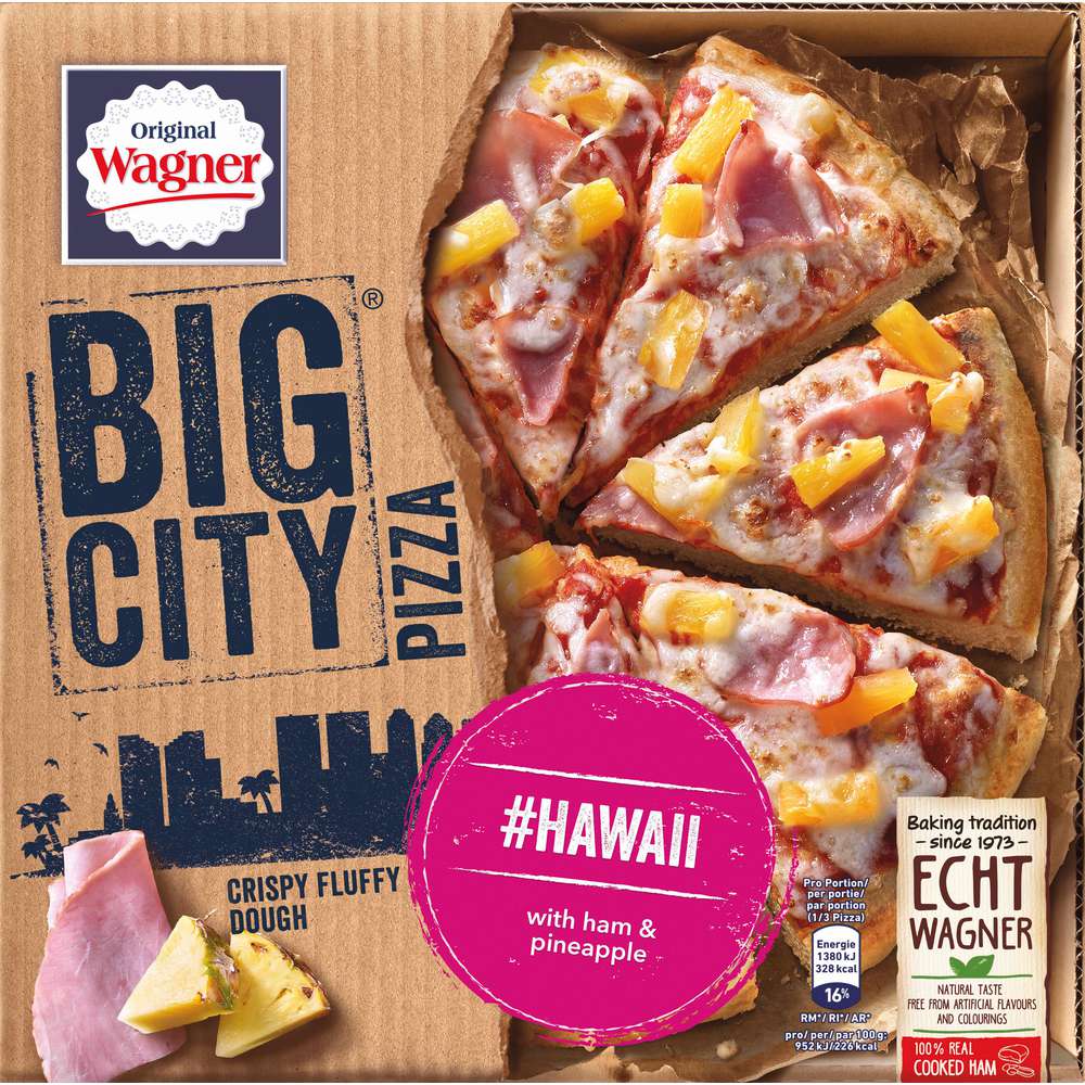 Produktabbildung Wagner Big City Pizza Hawaii, tiefgekühlt