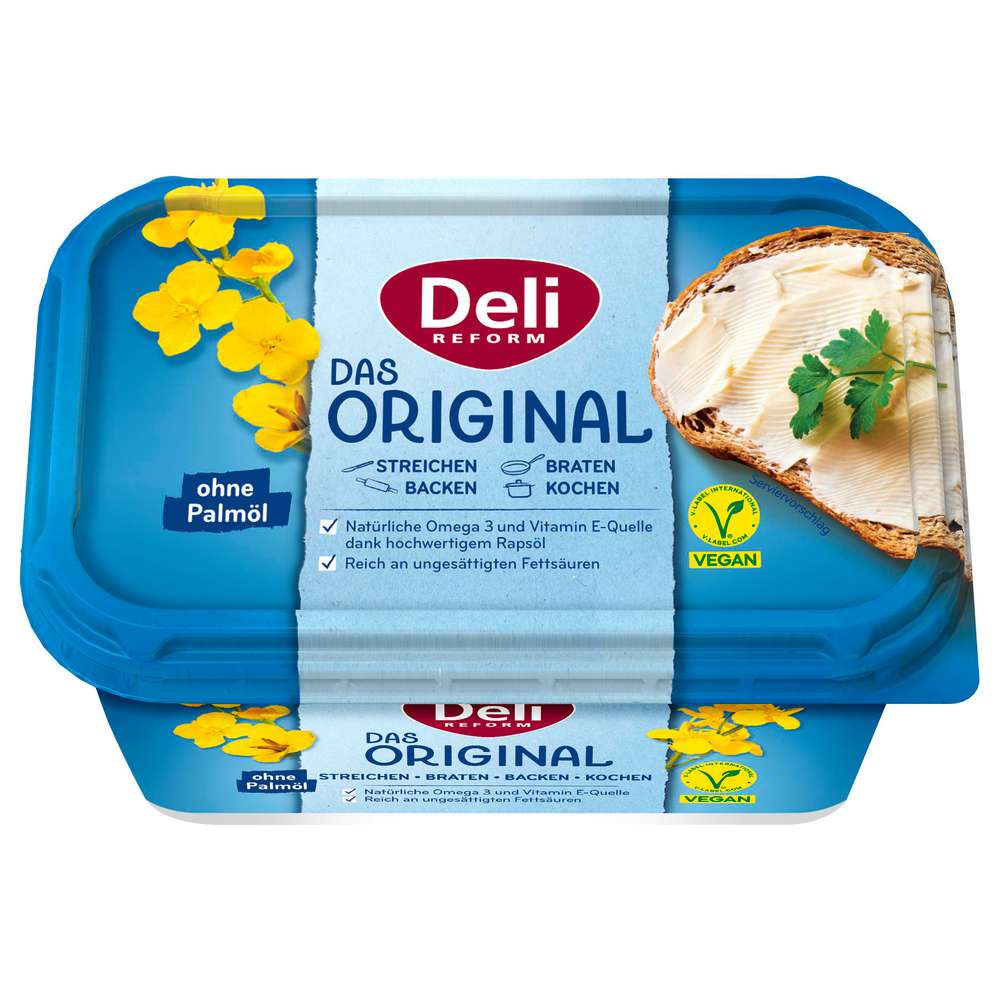 Produktabbildung Deli Reform Margarine ohne Palmöl, Das Original