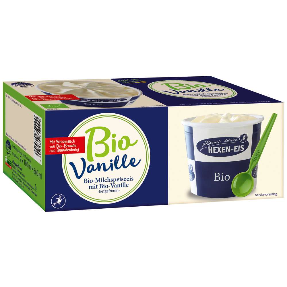 Produktabbildung Hexen-Becher Bio Eis, Vanille