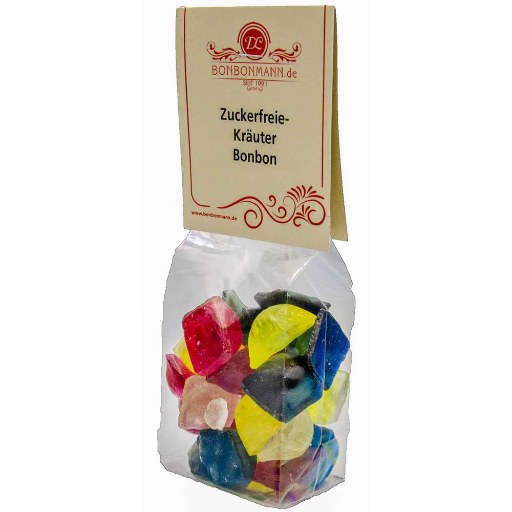Produktabbildung Bonbonmann Bonbon, Kräutergeschmack, zuckerfrei