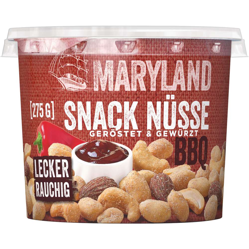 Produktabbildung Maryland Snack-Nüsse, BBQ