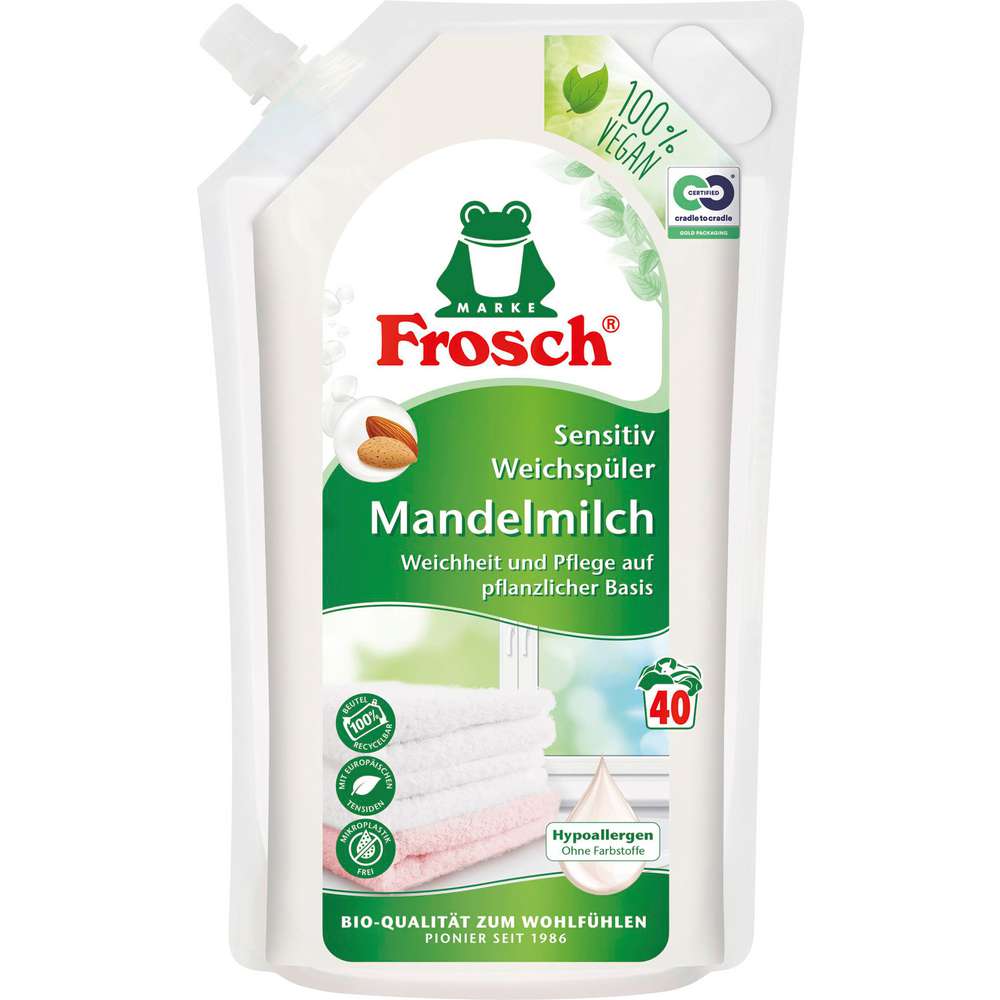 Produktabbildung Frosch Weichspüler, Mandelmilch