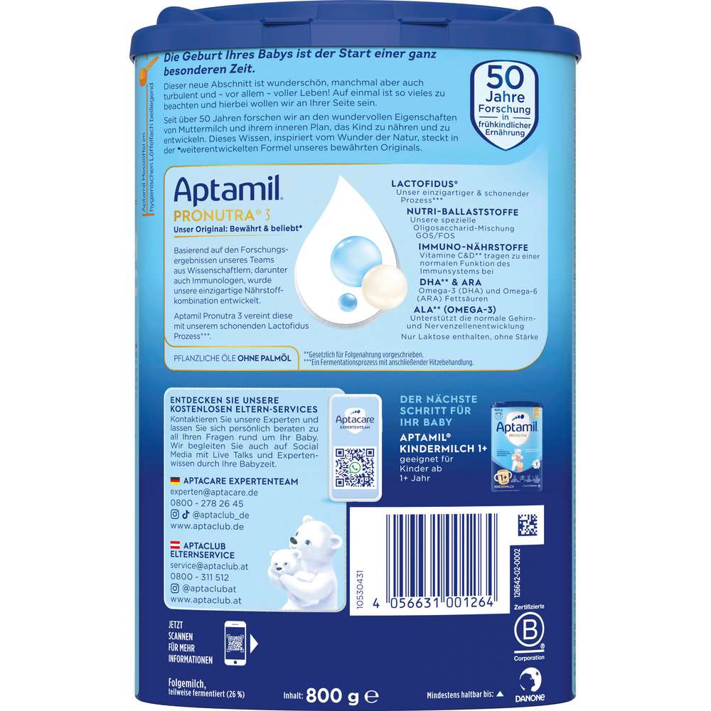 Produktabbildung Aptamil Folgemilch, 3