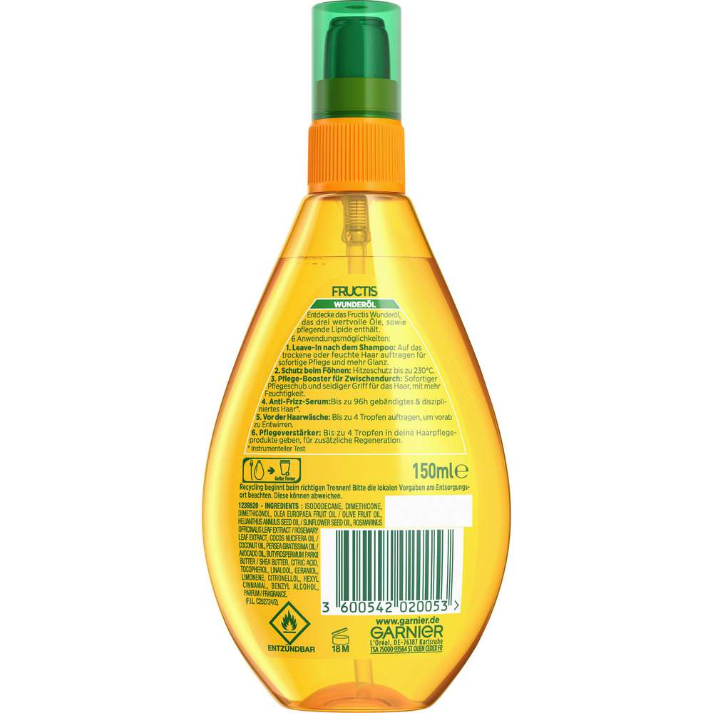 Produktabbildung Garnier Haarkur Fructis Wunder-Öl, Oil Repair