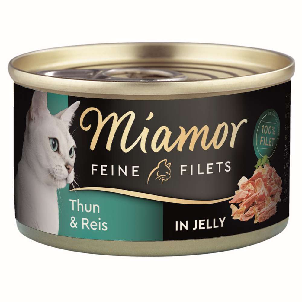 Produktabbildung Miamor Katzen-Nassfutter Feine Filets, Thunfisch/Reis