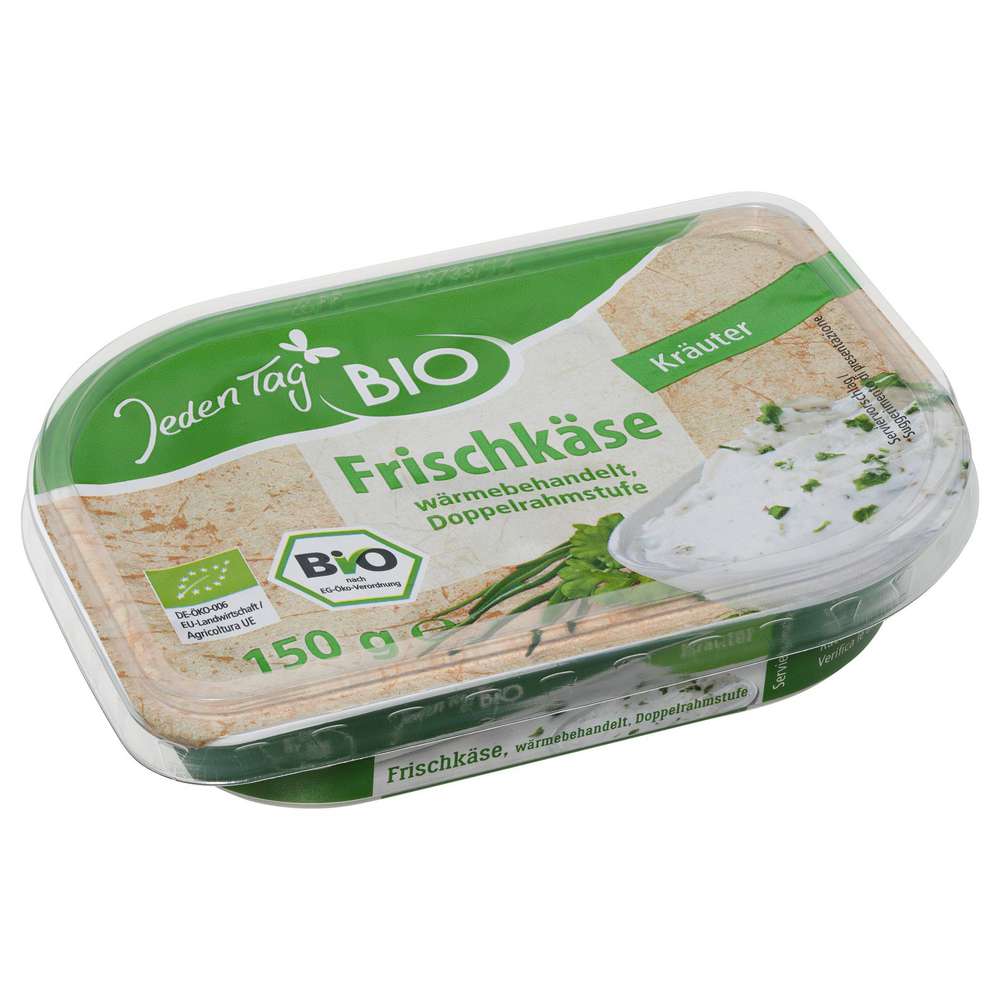 Produktabbildung Jeden Tag  Bio Frischkäse, Kräuter