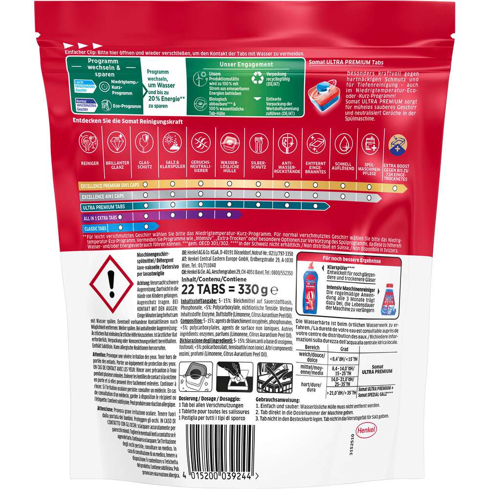 Produktabbildung Somat Spülmaschinen-Tabs Ultra Premium