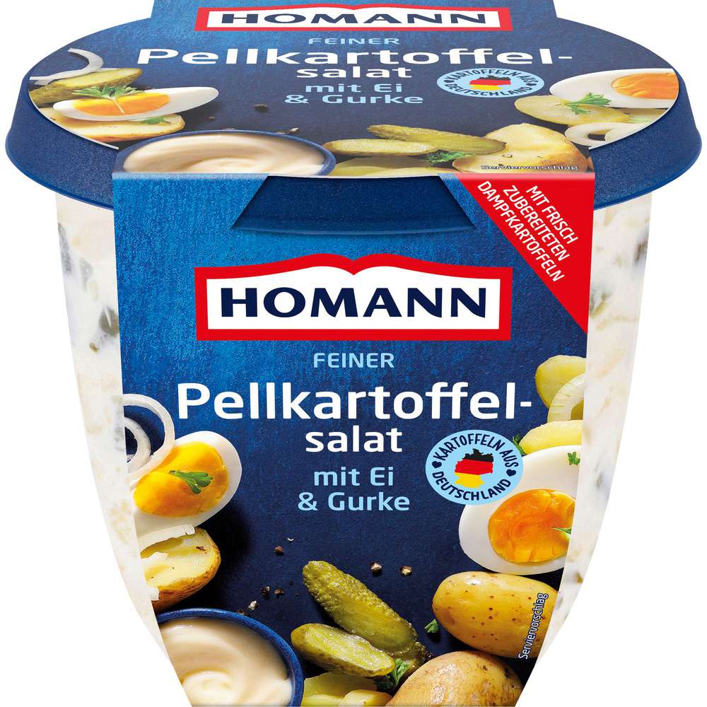 Produktabbildung Homann Pellkartoffelsalat, Ei/Gurke