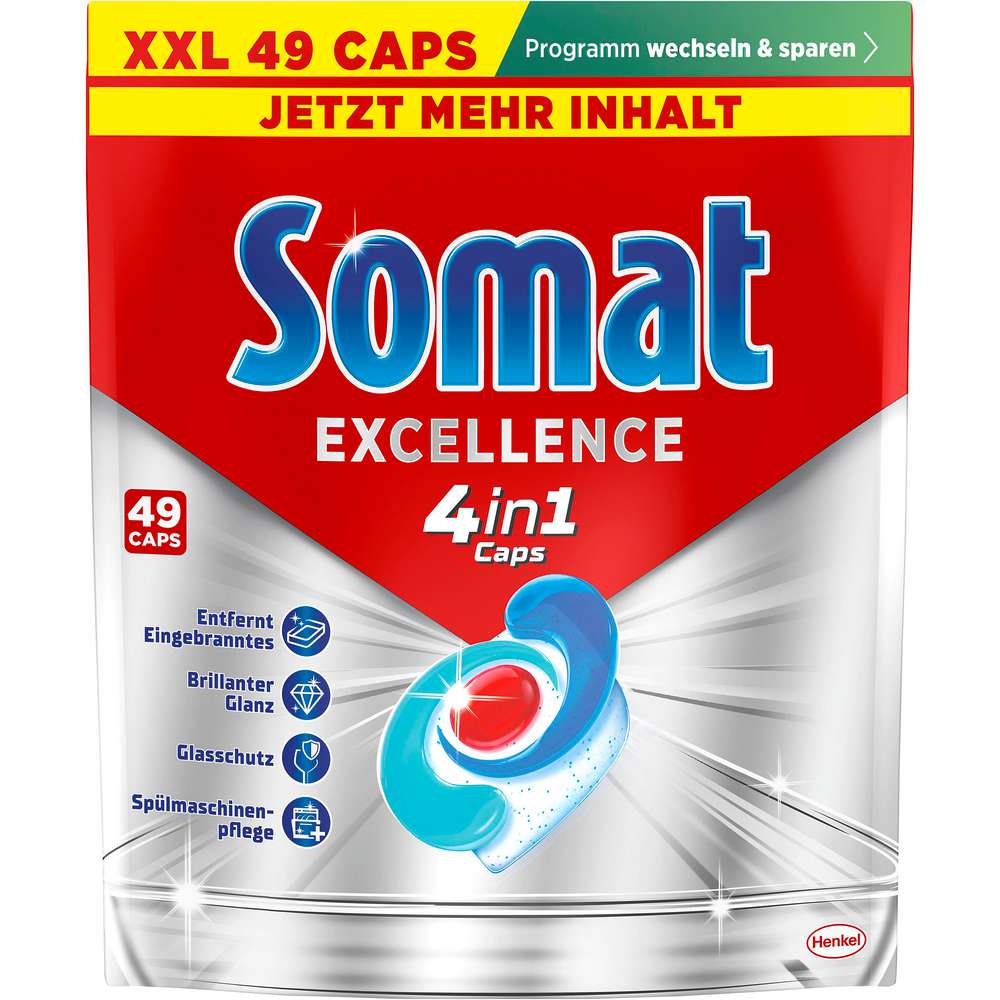 Produktabbildung Somat Spülmaschinen-Caps Excellence 4in1