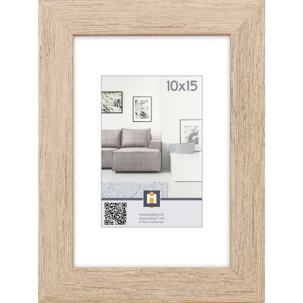 Produktabbildung Livorno Holzrahmen, 10 x 18, Vintage, Eiche