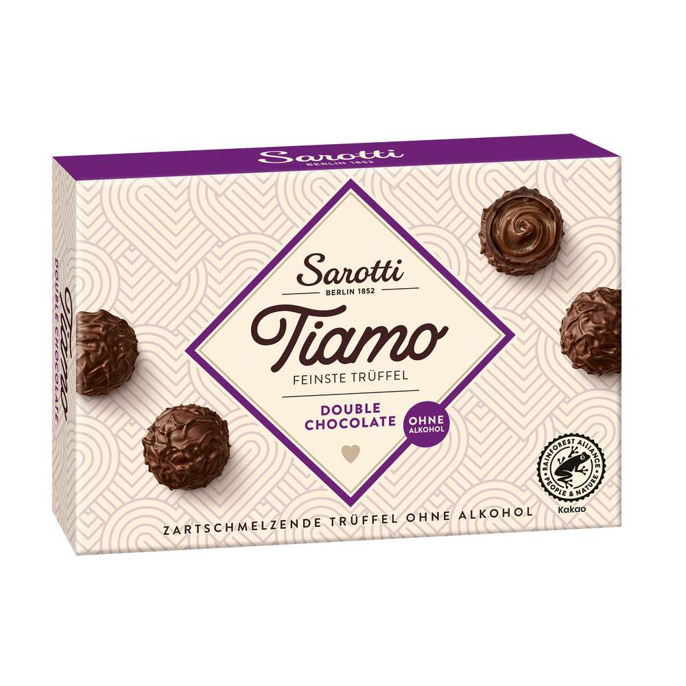 Produktabbildung Sarotti Tiamo Pralinen, Double Chocolate