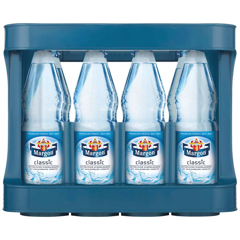 Produktabbildung Margon Mineralwasser, Klassik (12x 1,000 Liter)