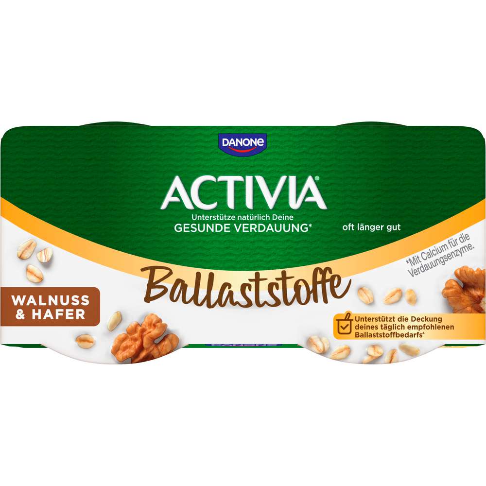 Produktabbildung Danone Activia Joghurt, Walnuss & Hafer