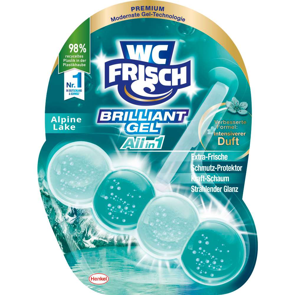 Produktabbildung WC Frisch Brilliant Gel, Duftspüler, Alpine Lake