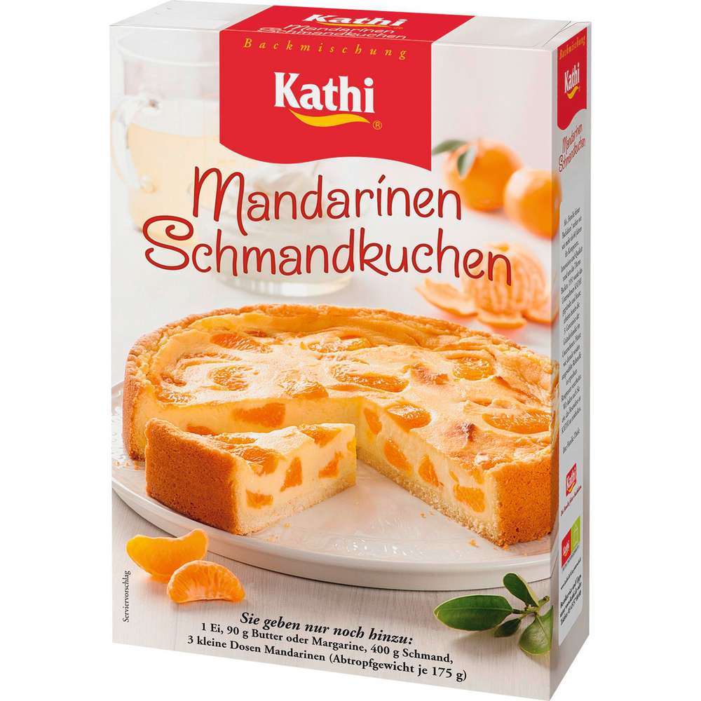 Produktabbildung Kathi Backmischung, Mandarinen Schmandkuchen