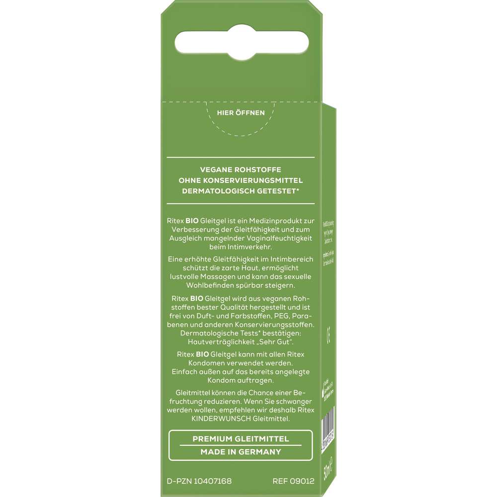 Produktabbildung Ritex Bio Gleitgel