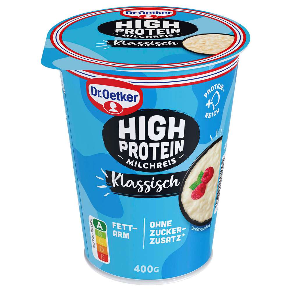Produktabbildung Dr. Oetker High Protein Milchreis