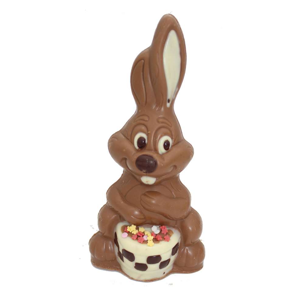 Produktabbildung Hess-Pra Schoko-Hase mit Korb