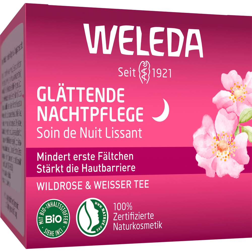 Produktabbildung Weleda Nachtcreme Glättend, Wildrose