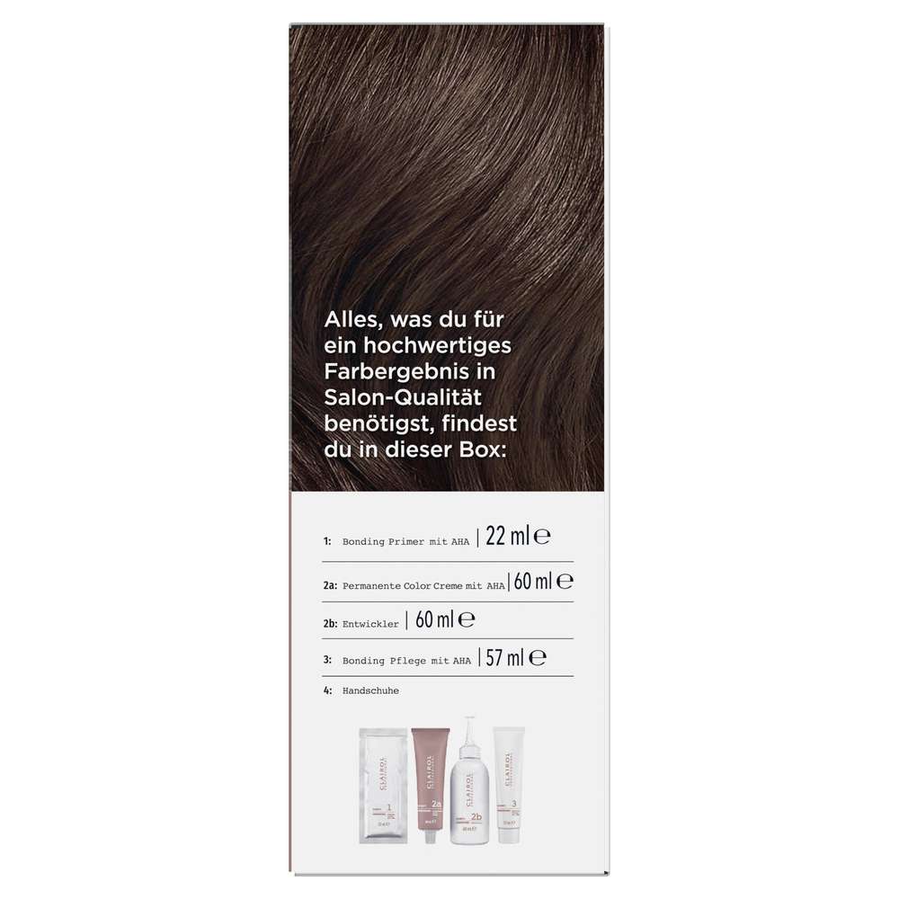 Produktabbildung Clairol Haarfarbe Colorstrong ohne Ammoniak, 4/0 Mittelbraun