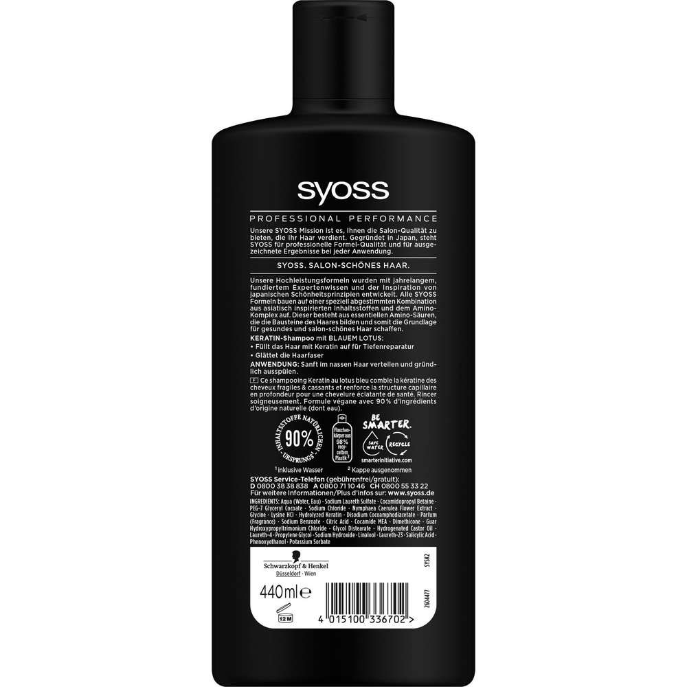 Produktabbildung Syoss Shampoo, Keratin