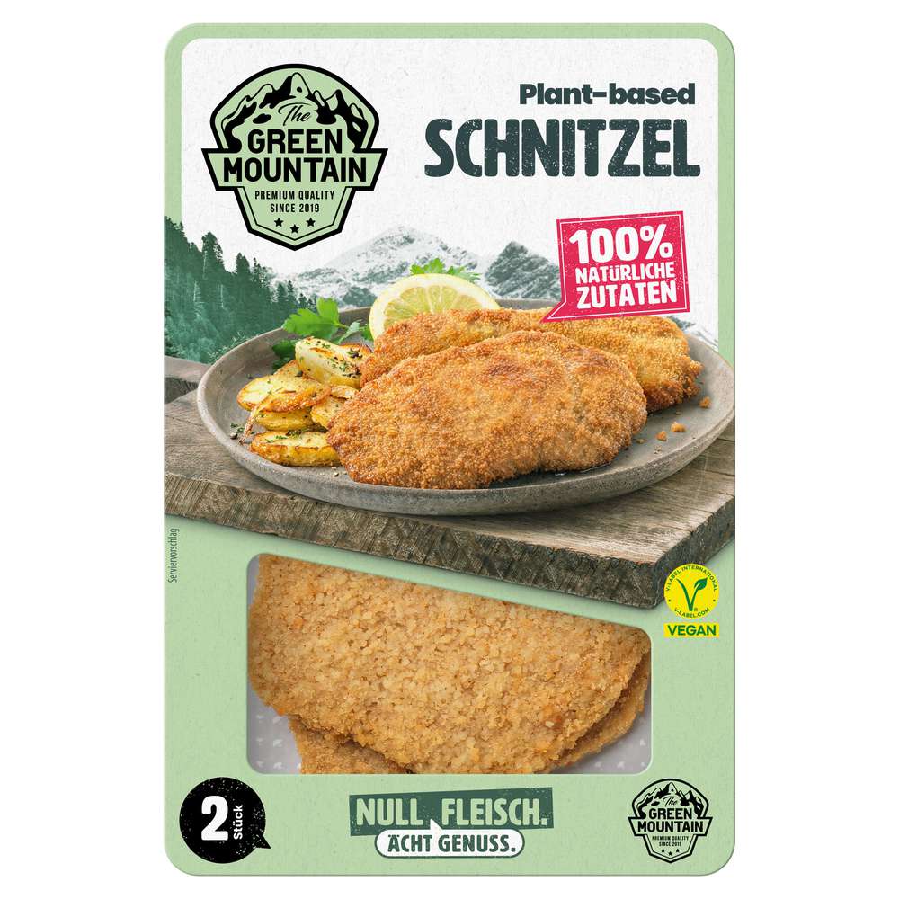 Produktabbildung The Green Mountain Vegane Schnitzel Plant-Based