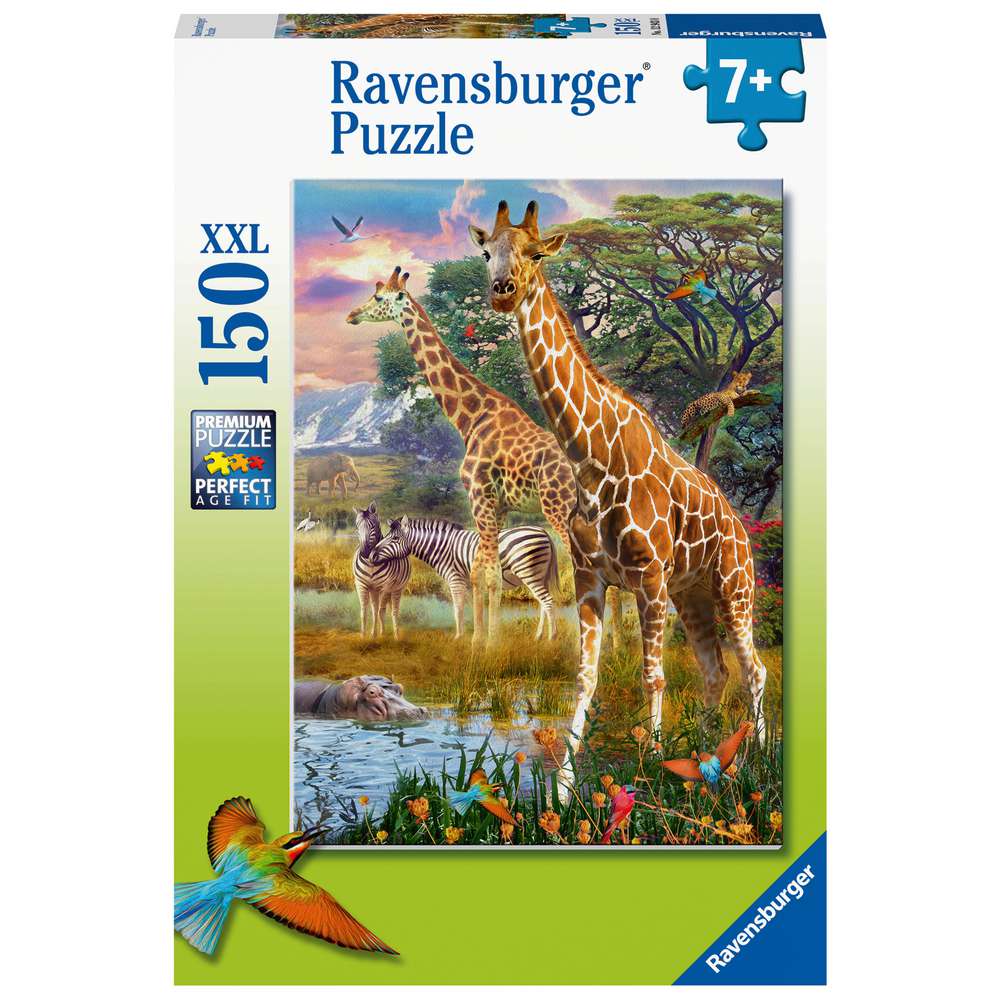 Produktabbildung Ravensburger Puzzle 150 Teile, Bunte Savanne