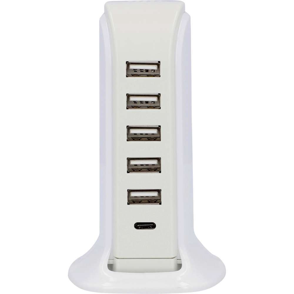 Produktabbildung EVB Ladestation 6-Port USB UNITEC