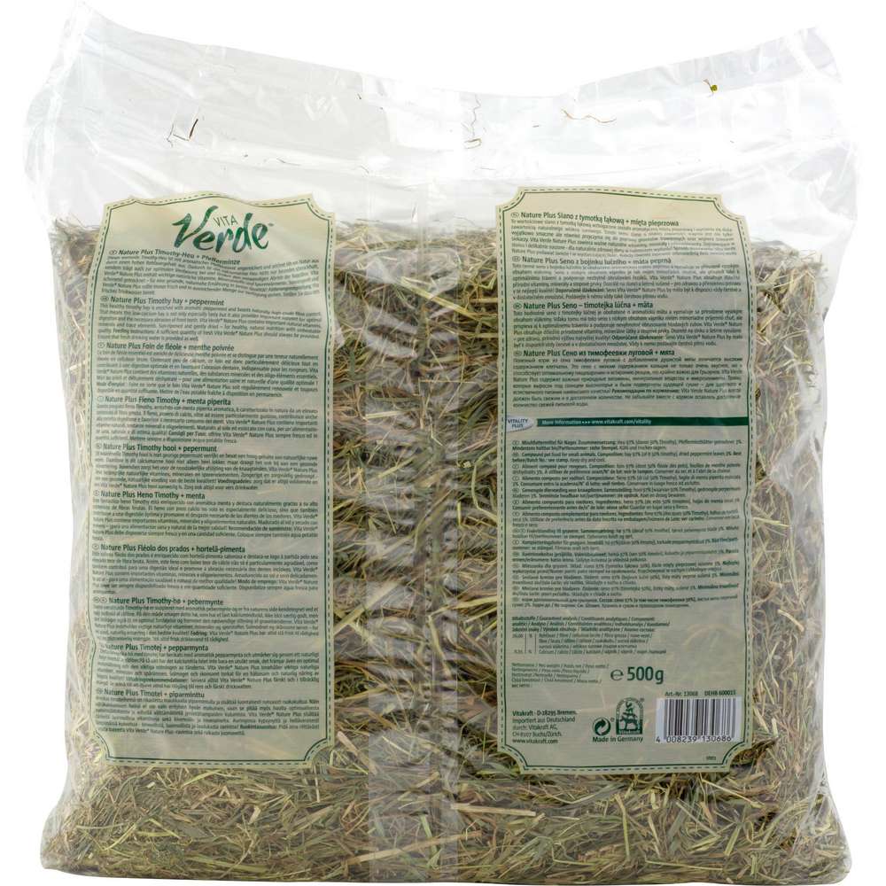 Produktabbildung Vitakraft Nagerfutter Vita Verde, Tomothy-Heu/Pfefferminz