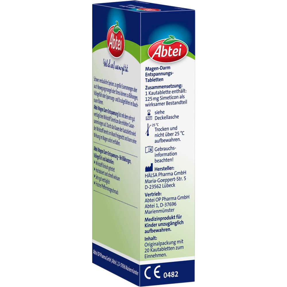 Produktabbildung Abtei Magen-Darm Entspannung, bei Blähungen, Völlegefühl