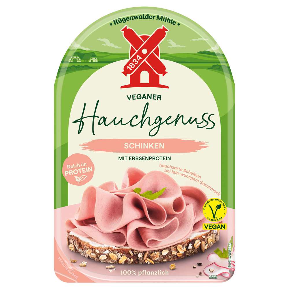 Produktabbildung Rügenwalder Mühle Veganer Schinken Hauchgenuss